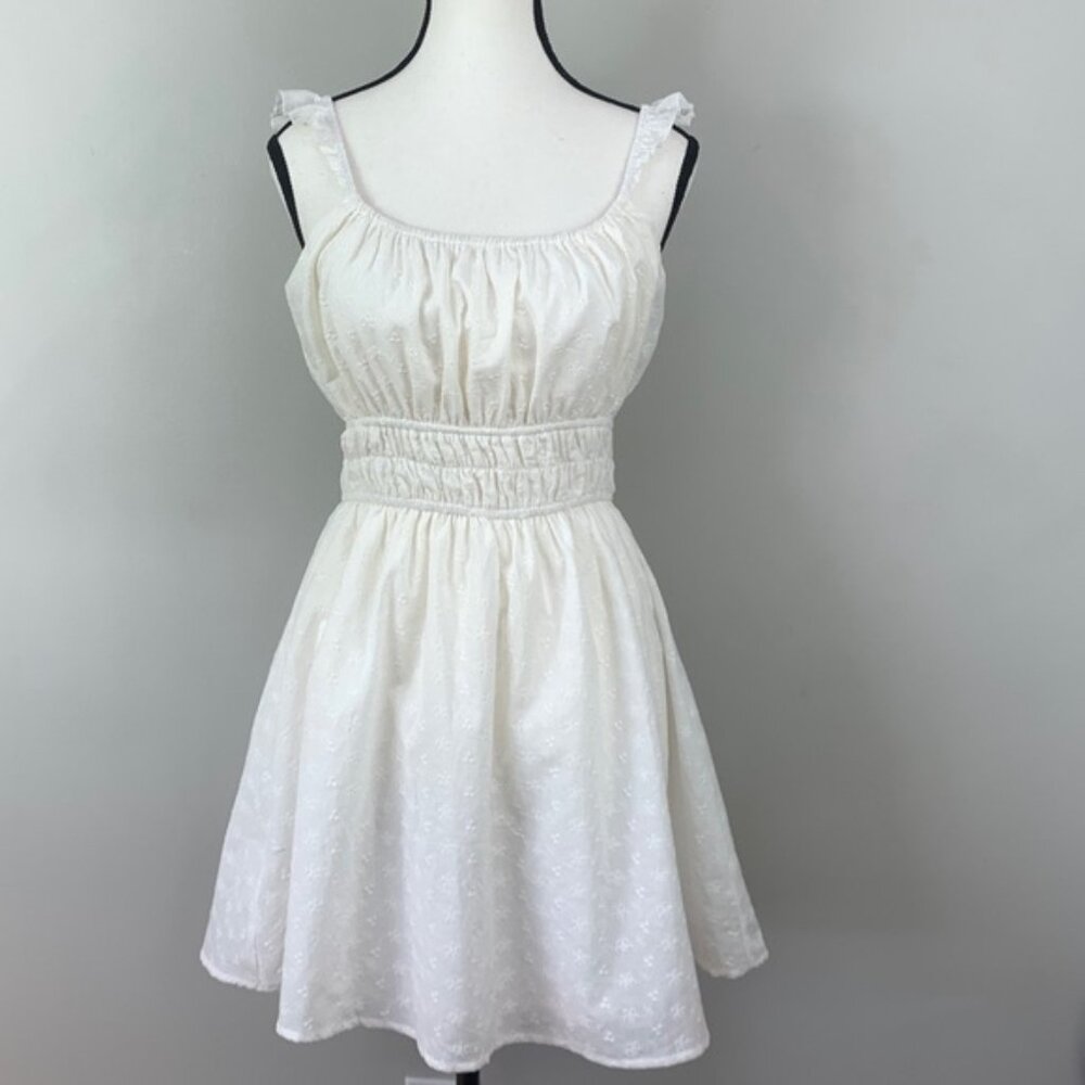 After Market White Cotton Eyelet Sundress NEW!